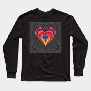 rainbow heart Long Sleeve T-Shirt